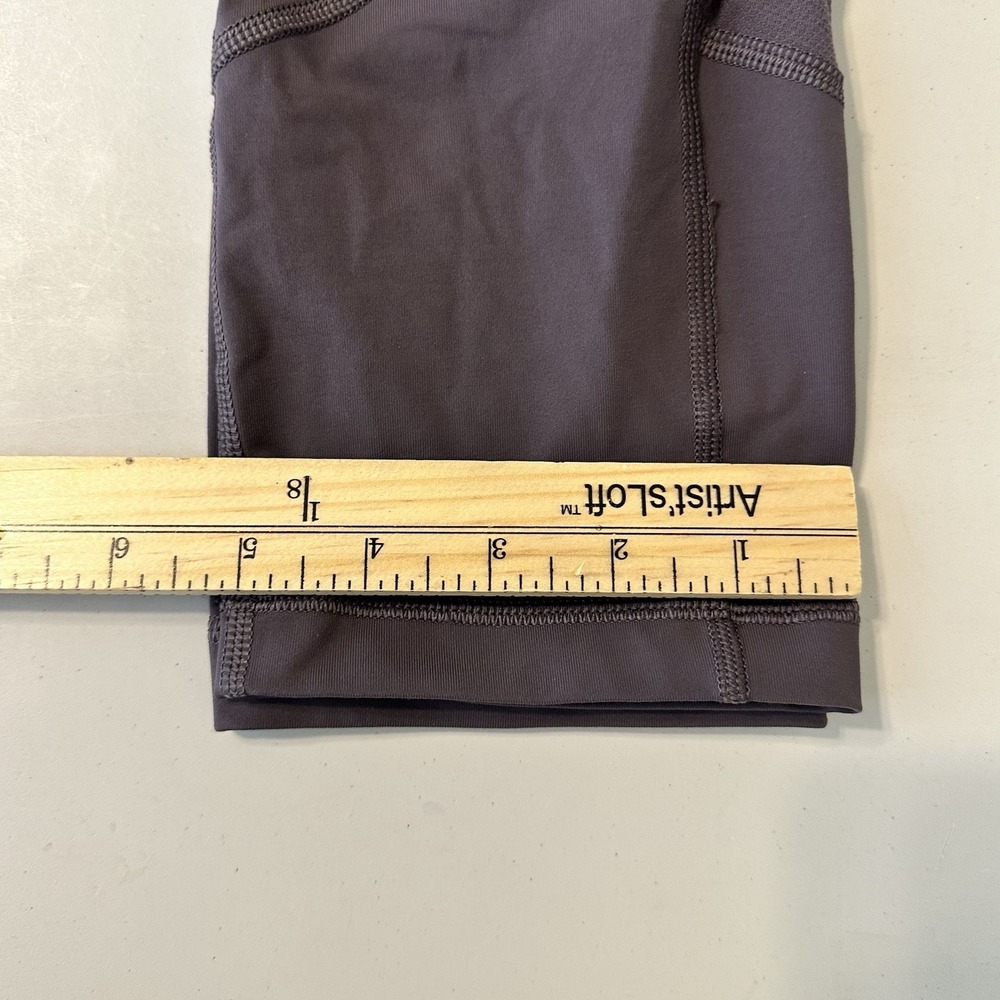 Lululemon Pace Rival Cropped Leggings Sz 6 Vintage Grape Pockets Pants Yoga Run - Picture 15 of 15